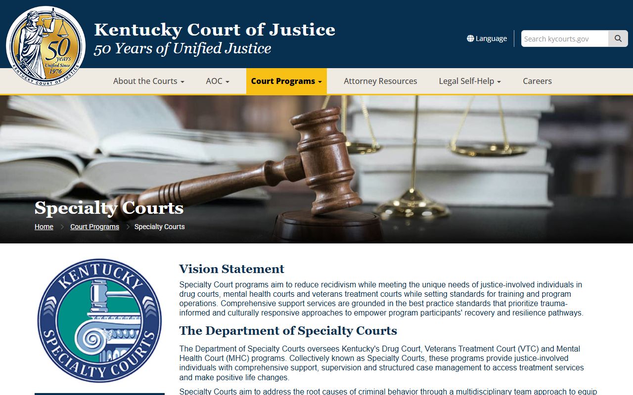 Franklin County Circuit Court specialty court records overview