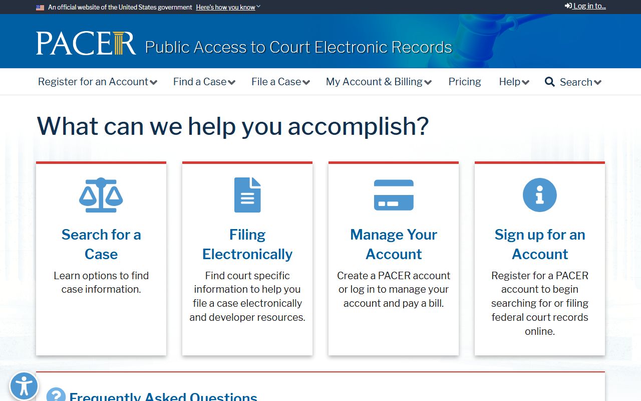 Franklin County Circuit Court records and PACER federal case access