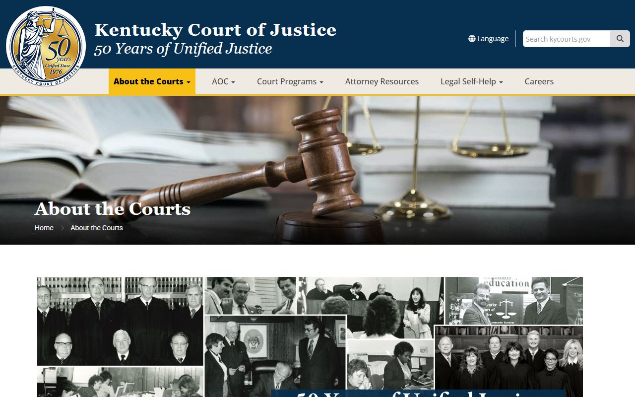 Franklin County court records Kentucky unified court system overview